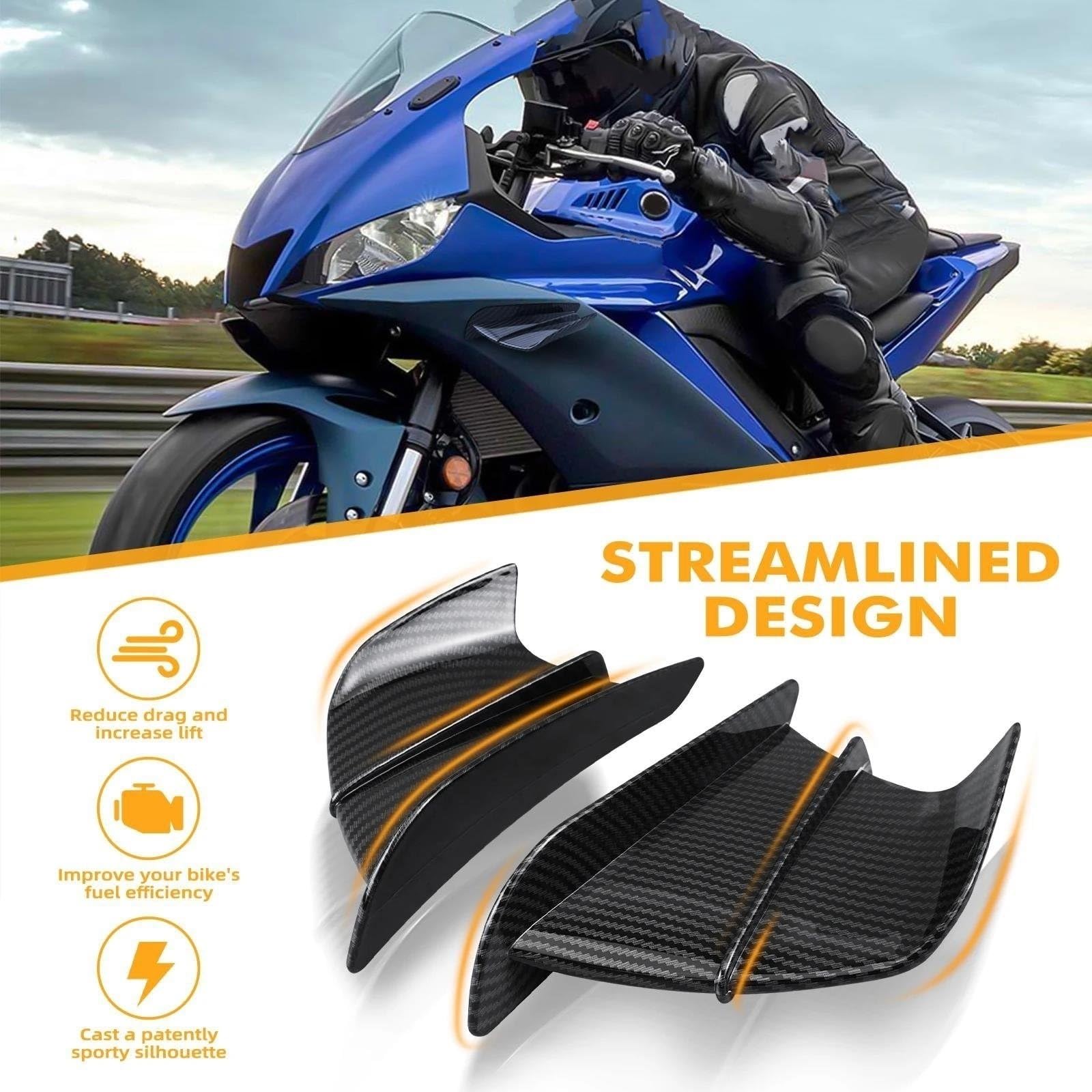 Kawasaki Zx Fairing Kits Motorcycle Winglet Spoiler Kit (ABS